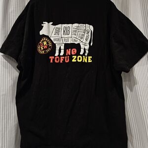 Logan's Roadhouse Crew Shirt 'No Tofu Zone' 2XL